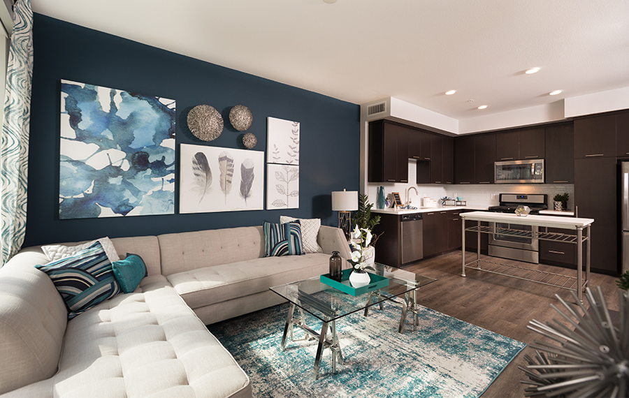 Apartments in Brea, CA } Joule La Floresta | Living Room