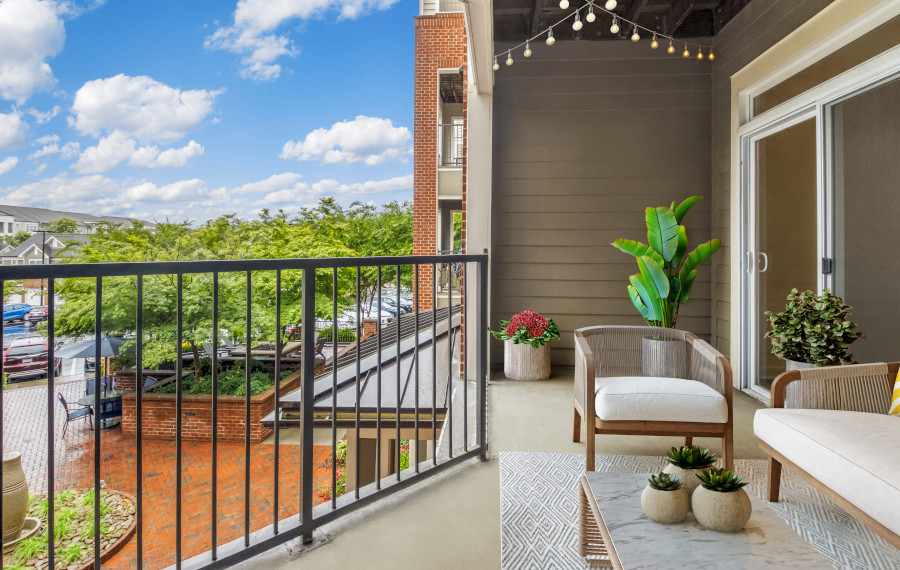 Gramercy Square at Ayrsley Apartments in Charlotte - Balcony