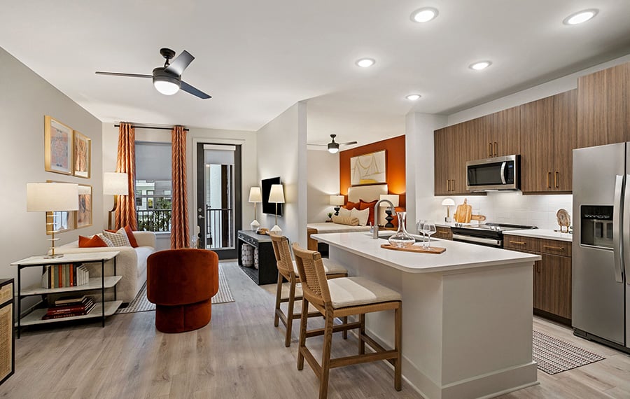 Auden Apartments in Atlanta, GA - Model unit - brand new apartments with expansive layouts