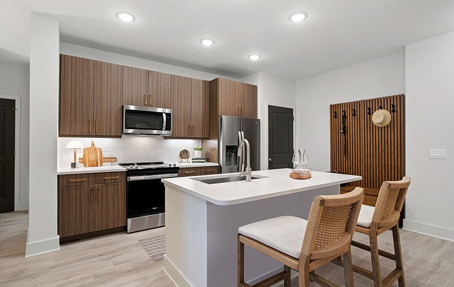 Auden Apartments - Brand new apartment homes in Atlanta, GA - modern bathroom