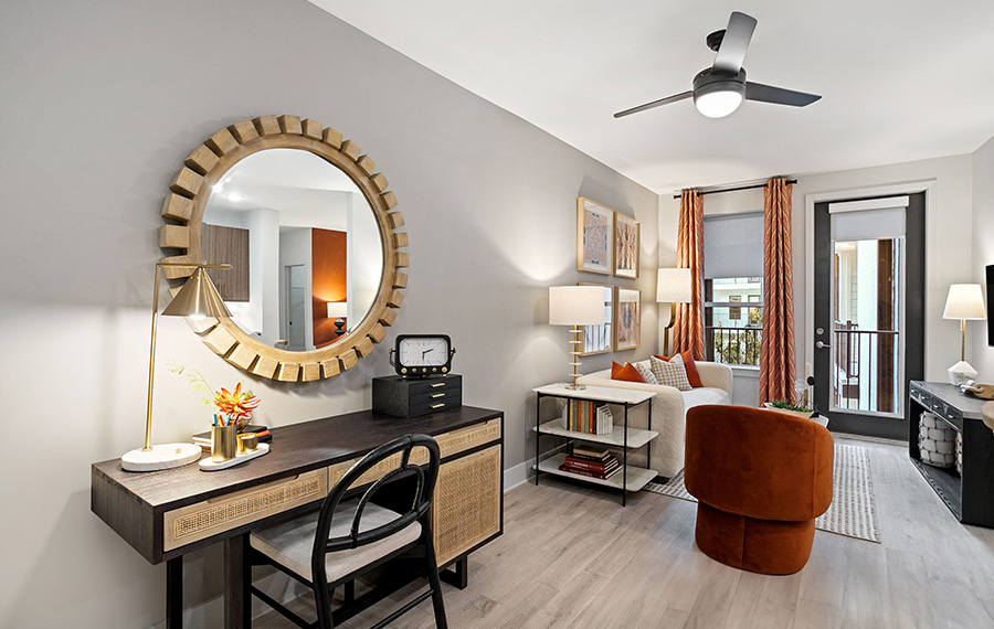 30339 Apartments in Atlanta - Auden Apartments - Living Room