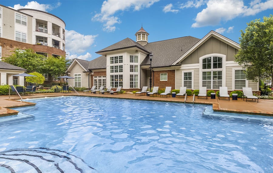 Gramercy Square at Ayrsley - Townhomes in Charlotte - Pool