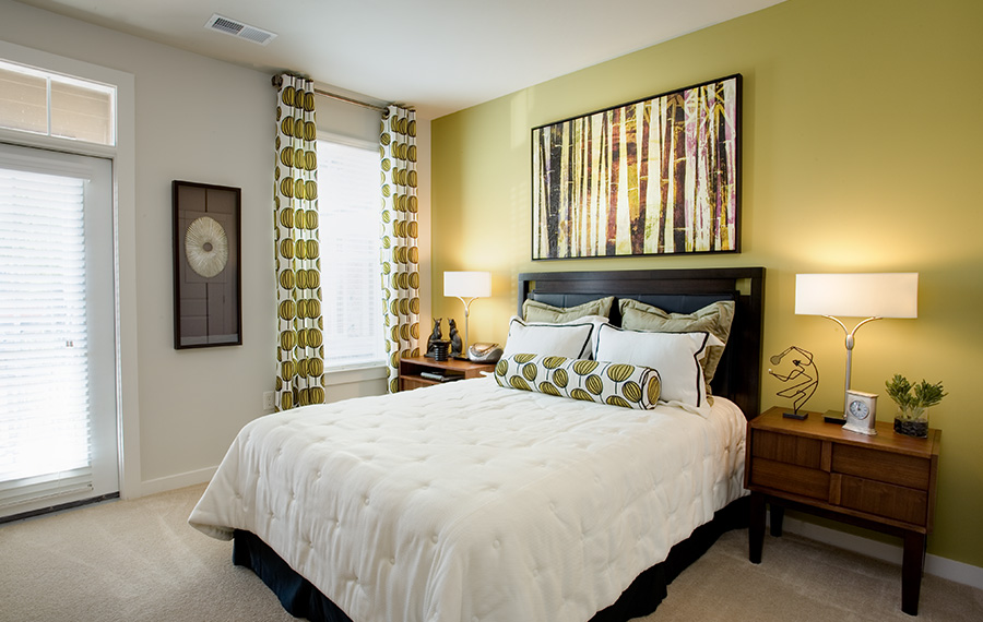 Charlotte Townhomes for Rent - Gramercy Square at Ayrsley - Bedroom