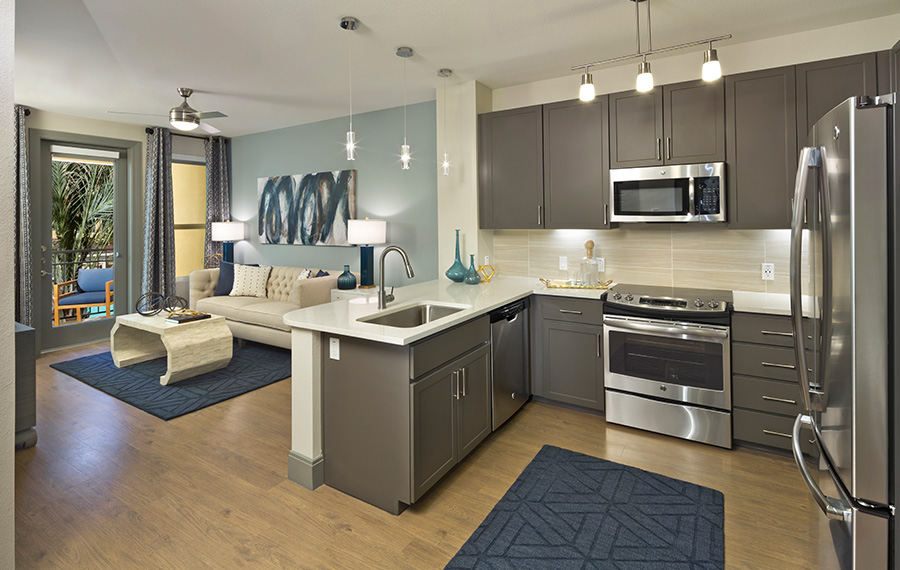 Luxury apartments in Biltmore - District at Biltmore kitchen - Phoenix, AZ
