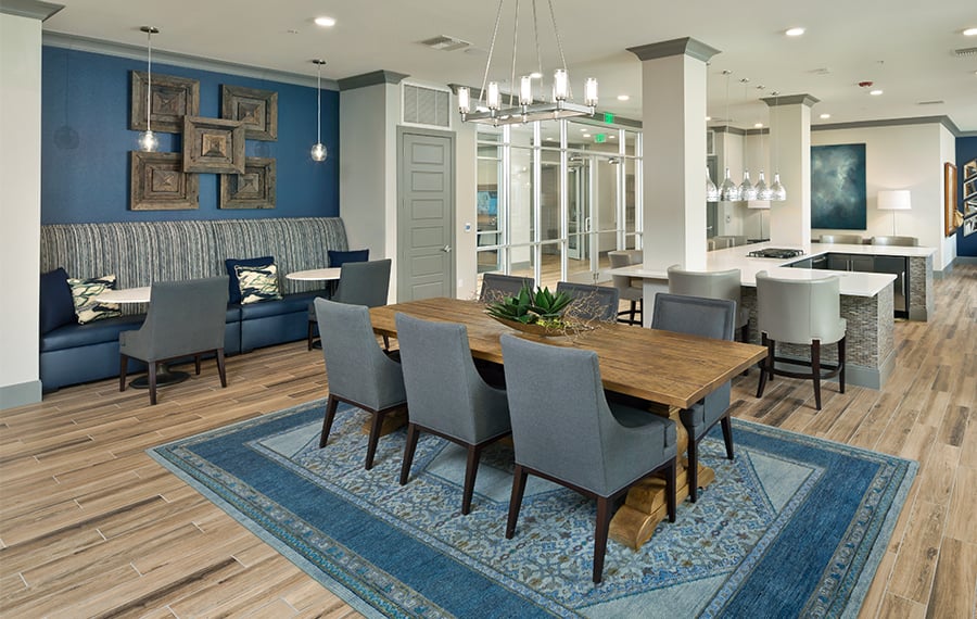 Luxury apartments in Biltmore - District at Biltmore clubhouse - Phoenix, AZ