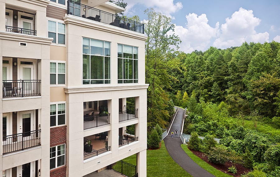 3 bedroom apartments in Raleigh - Marshall Park - Greenway Trail