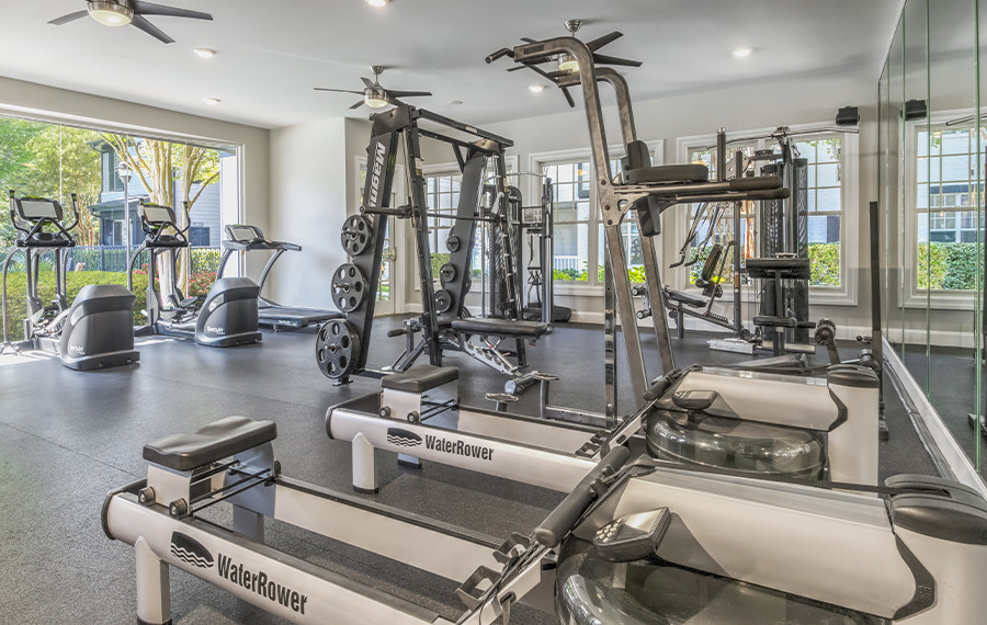 Townhomes for Rent in Charlotte - Promenade Park - Fitness Center