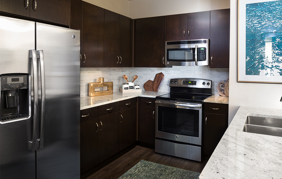 The Addison Apartments - Austin, TX - stainless steel appliances