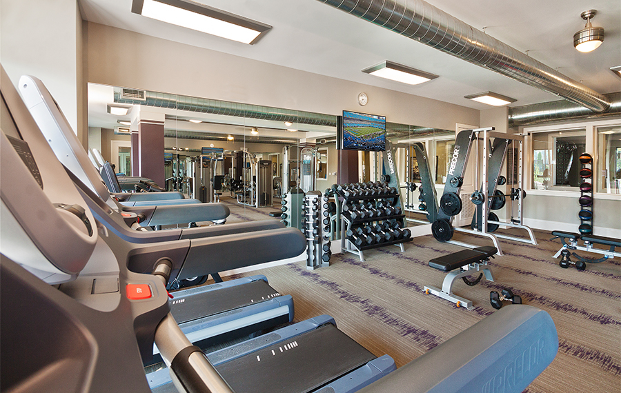 2 bedroom apartments in South End Charlotte - Silos South End - Fitness Center