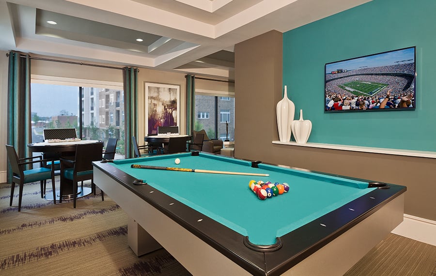 1 bedroom apartments in Charlotte - Silos South End - Game Room