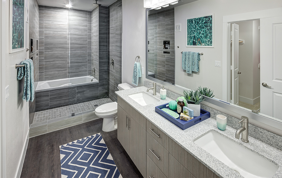 Larq Henderson Apartments - Dallas Texas - Bathroom