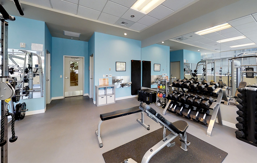 South Waterfront apartments for rent in Portland - The Matisse fitness center