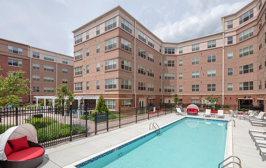 Malden Center Apartments | Malden Square Apartments | pool