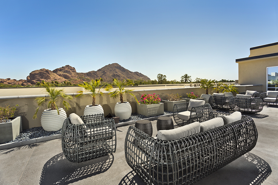 Citrine Apartments in Phoenix - Rooftop Deck