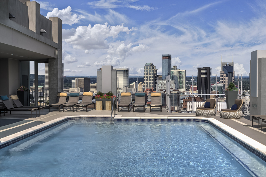 SkyHouse Nashville Apartments in Midtown - Pool